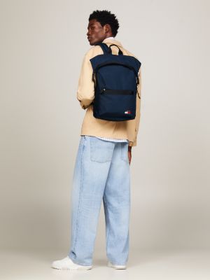 Essential Roll-Top Backpack, Blue