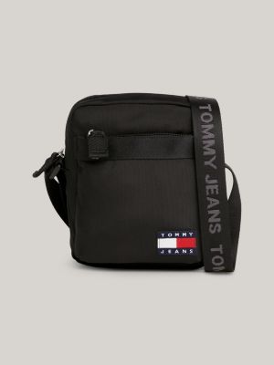 Essential Logo Small Reporter Bag | Black | Tommy Hilfiger