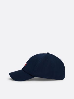 blau heritage baseball-cap für herren - tommy jeans