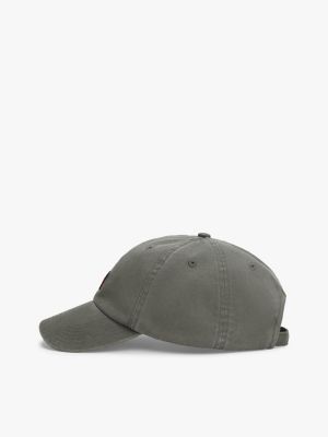 purple heritage logo baseball cap for men tommy jeans