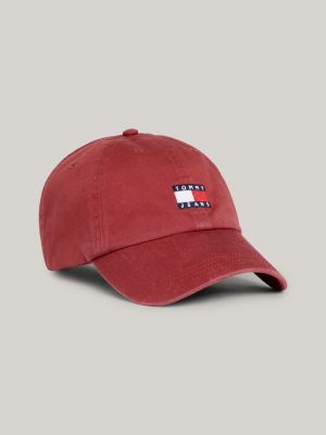 Tommy Hilfiger Baseball Cap Am0am07347 in Red