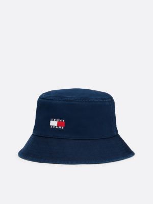 Heritage Logo Bucket Hat Blue Tommy Hilfiger