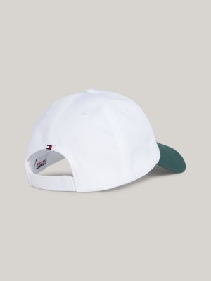 Logo Embroidery Baseball Cap, White