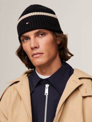 TOMMY HILFIGER Bonnet en tricot côtelé hommes - Tommy Hilfiger