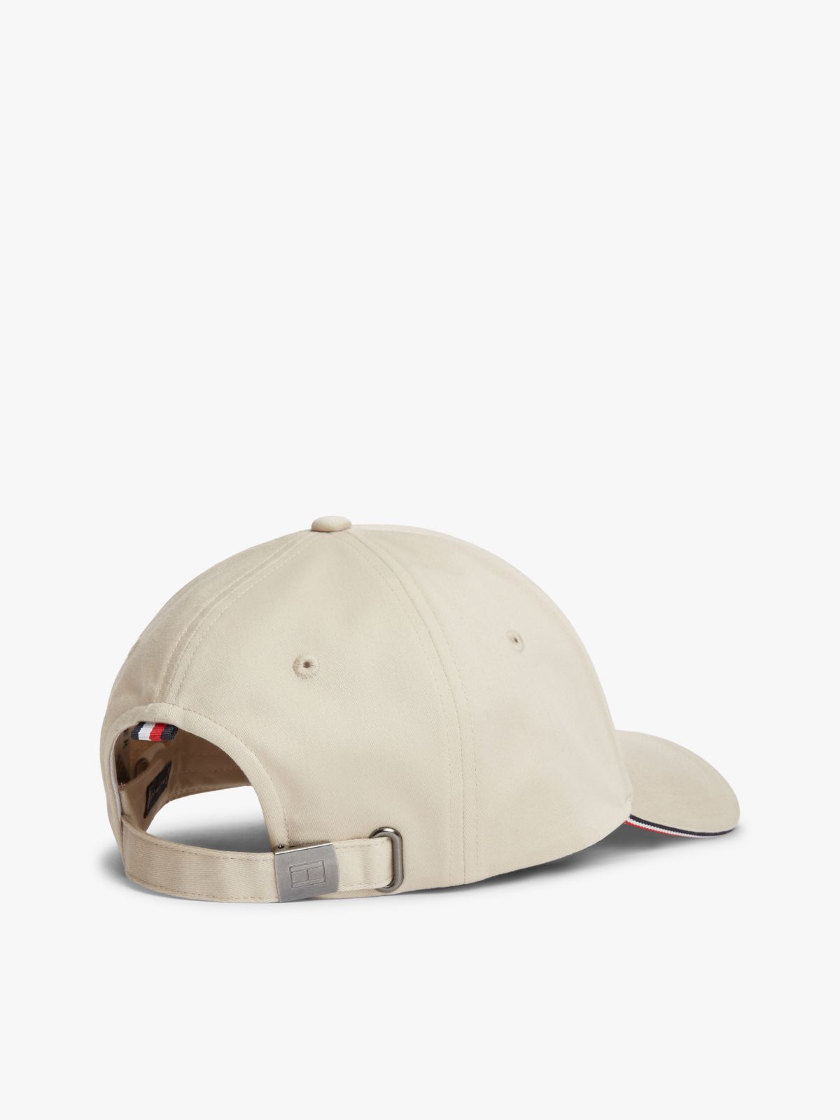 Corporate Signature Tape Baseball Cap — Beige