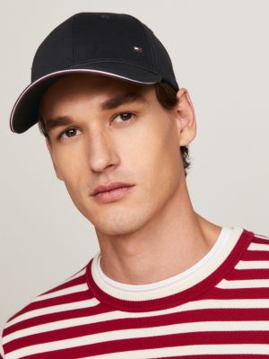 Signature Flag Six-Panel Baseball Cap | Black | Tommy Hilfiger