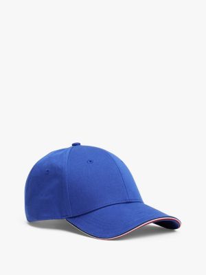 cappellino da baseball con bandierina blu da uomini tommy hilfiger