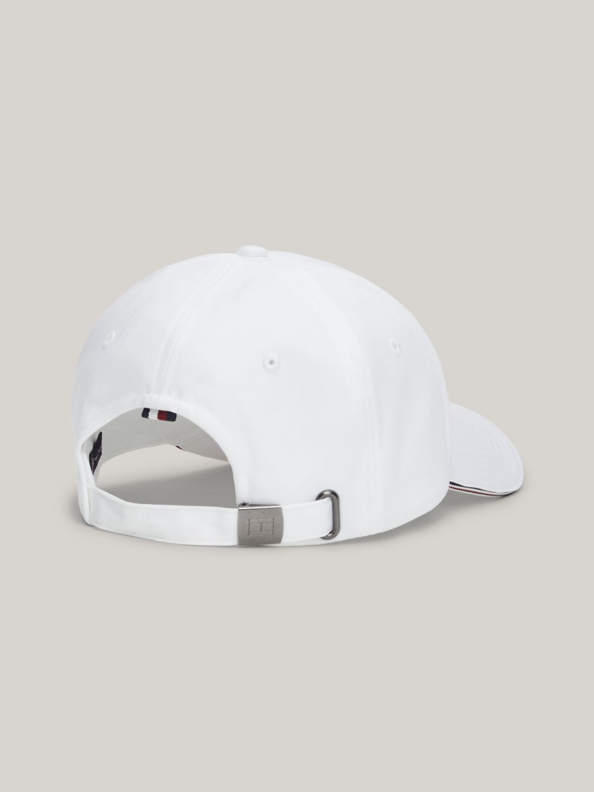 Corporate Signature Tape Baseball Cap — White