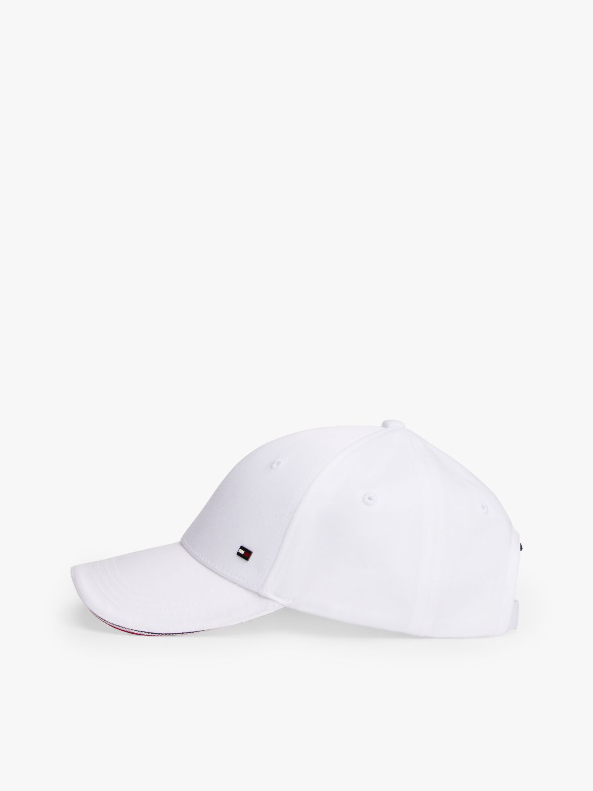 Corporate Signature Tape Baseball Cap — White