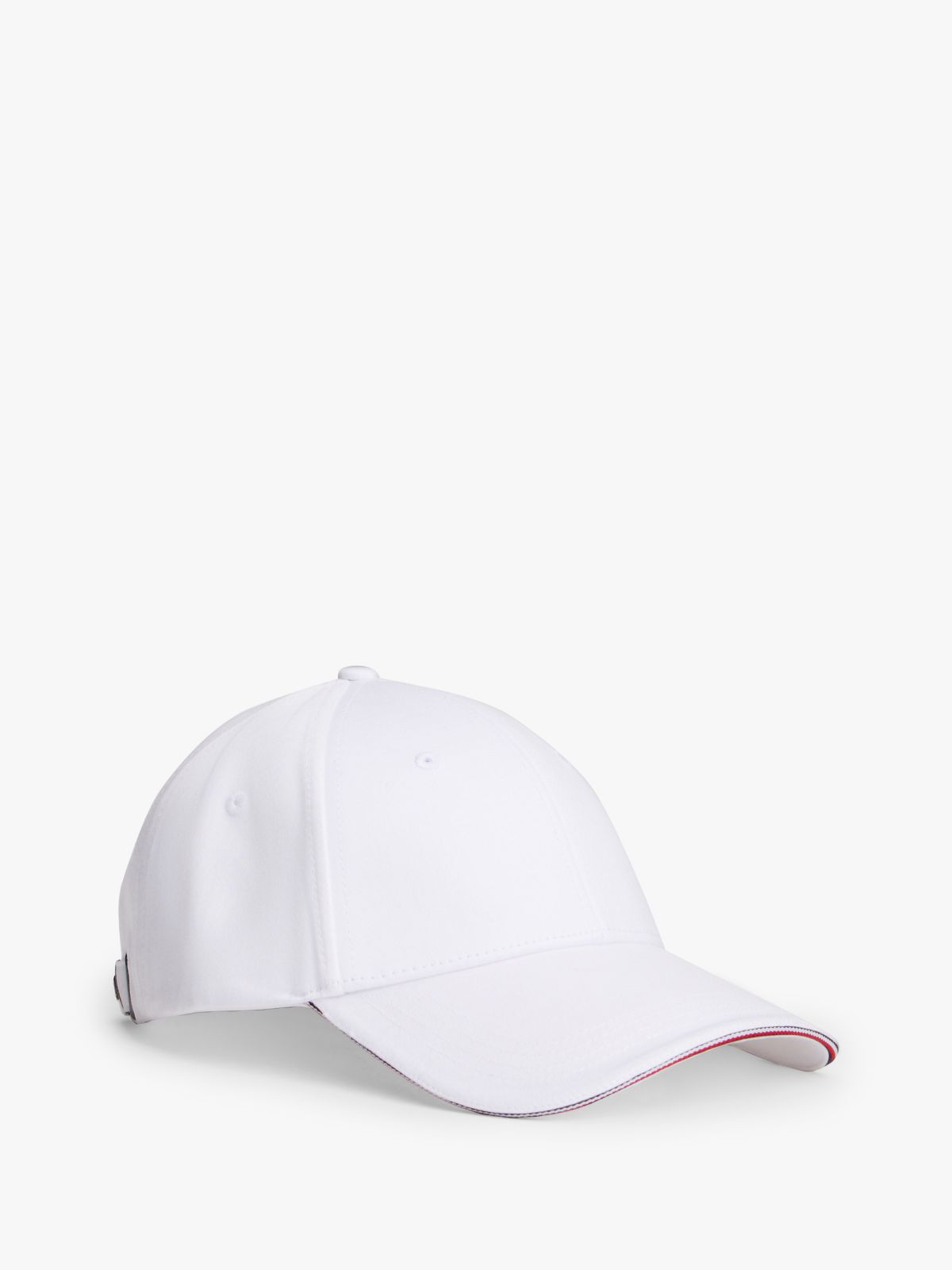 Corporate Signature Tape Baseball Cap — White