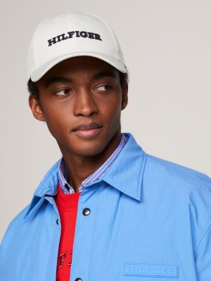 Hilfiger Monotype Canvas Baseball Cap | Grey | Tommy Hilfiger