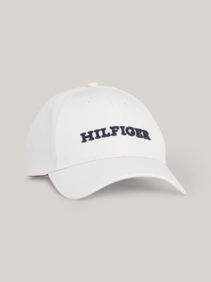 grey hilfiger monotype canvas-baseball-cap für herren - tommy hilfiger