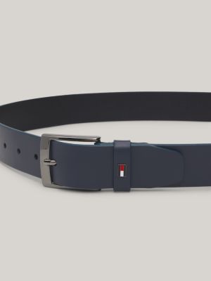 Tommy Hilfiger Men's Adan Nubuck Belt - Space Blue