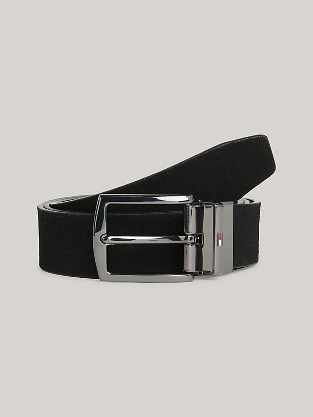 black denton leather reversible belt for men tommy hilfiger