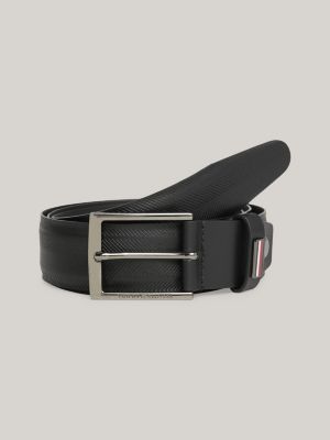 Tommy Hilfiger Men's Adan Nubuck Belt - Space Blue