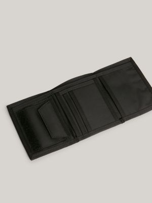Essential Trifold Badge Wallet, Black