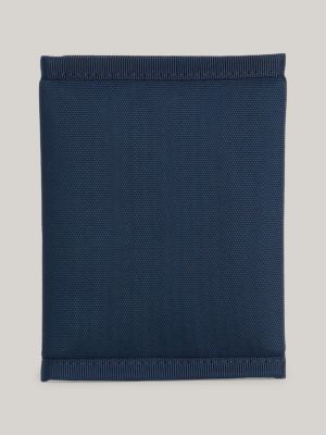 RED X Heren/Jongens Blauwe Denim Drievoudige Canvas Portemonnee