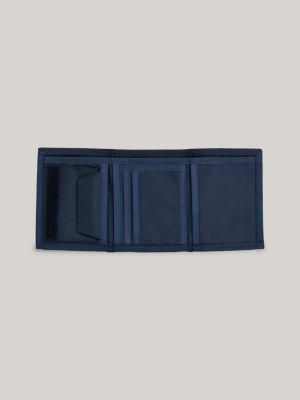 TOMMY JEANS - Men's trifold wallet with Velcro fastening