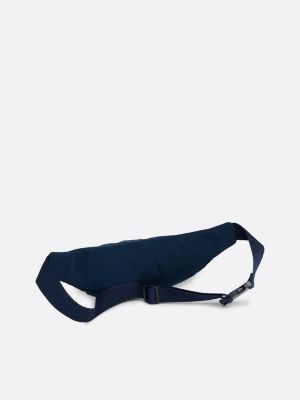 blue heritage logo small bum bag for men tommy jeans