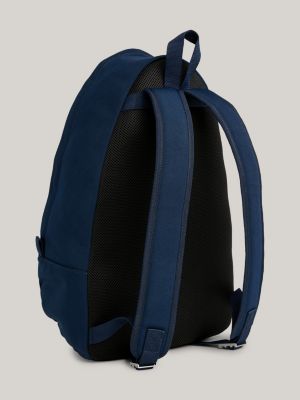 blue heritage logo stripe small backpack for men tommy jeans