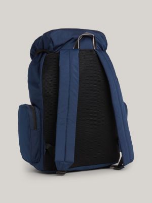Prep Logo Flap Backpack | Blue | Tommy Hilfiger