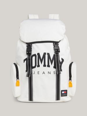 Prep rugzak met logoklep Wit Tommy Hilfiger