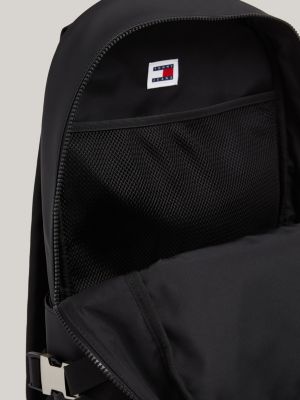 Smooth Embossed Logo Backpack Black Tommy Hilfiger