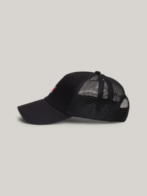 Tommy Hilfiger Black Adjustable Hats for Men for sale