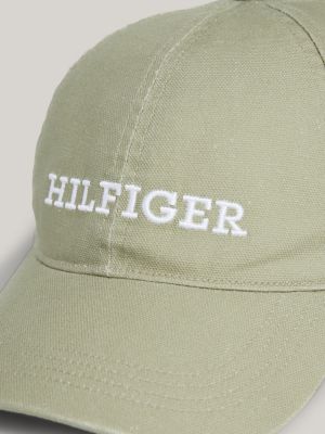 Hilfiger Monotype Baseball-Cap mit 6-Panel-Design | Grün | Tommy 