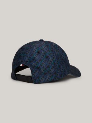 blue th monogram 6-panel-cap für herren - tommy hilfiger