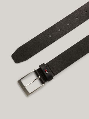 black adan gürtel aus narbenleder für herren - tommy hilfiger