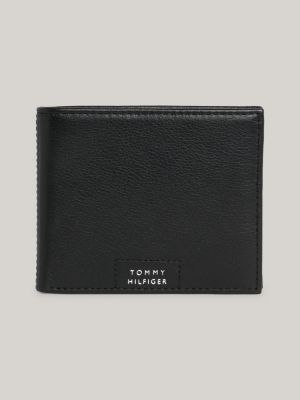 Premium Leather Small Credit Card Wallet, Black