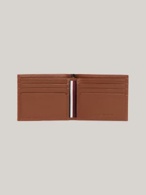 Premium Leather Small Credit Card Wallet, Brown