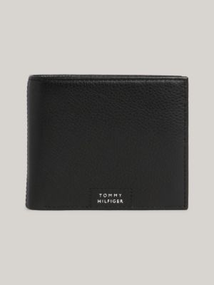 Mens leather wallet with coin clearance holder