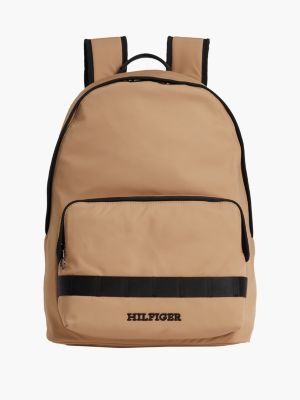 Tommy hilfiger backpack tan sale