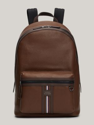 Hilfiger Monotype Dome Backpack | Brown | Tommy Hilfiger