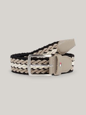 Tommy Hilfiger, Accessories, Tommy Hilfiger Braided Belt Thick Leather  Woven Real Leather Belt Bohemian Wide