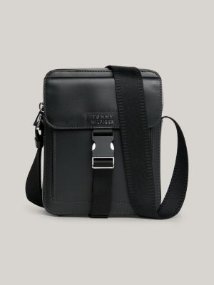 Tommy hilfiger men's leather on sale bag