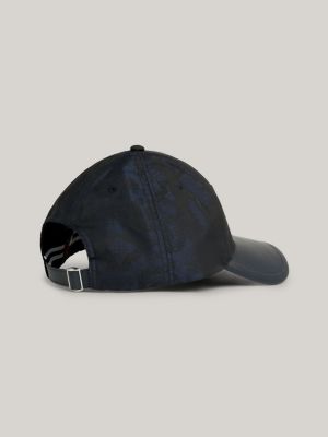 blue tommy x clot baseball-cap mit logo und jacquard für herren - tommy hilfiger