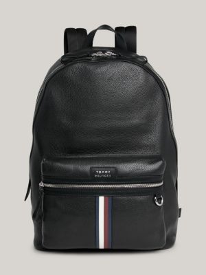 Premium Leather Backpack | Black | Tommy Hilfiger