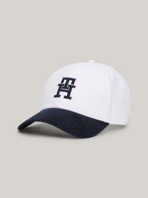 white th monogram baseball-cap für herren - tommy hilfiger
