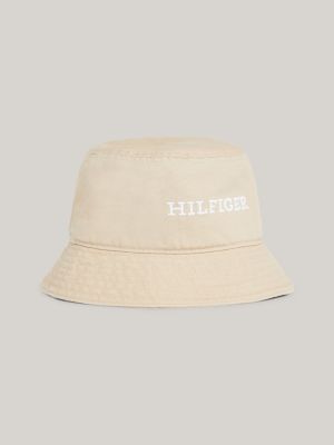 Tommy Hilfiger Women's Bucket Hat, Bright White, Small