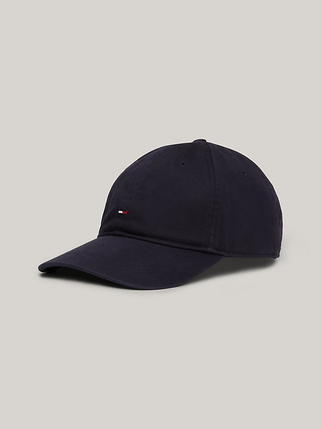 blue flag embroidery six-panel baseball cap for men tommy hilfiger