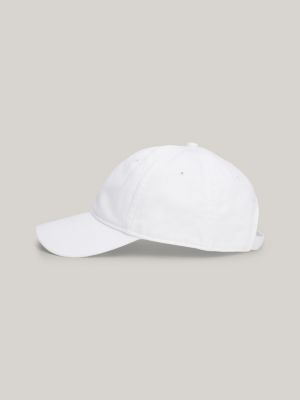 Flag Embroidery Six-Panel Baseball Cap | White | Tommy Hilfiger