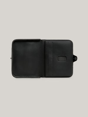 Prep Leather Foldover Moulded Wallet, Black