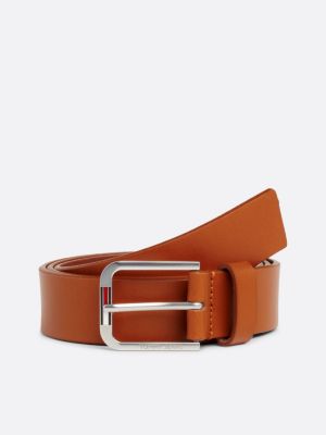 Tommy Hilfiger Adan Leather Belt in Brown Am0am08426