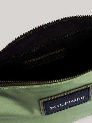 Kleine Logo-Crossbody-Tasche in Halbmondform | Grün | Tommy Hilfiger 