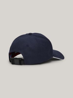 blue cap mit oversize-wappen-applikation für herren - tommy hilfiger