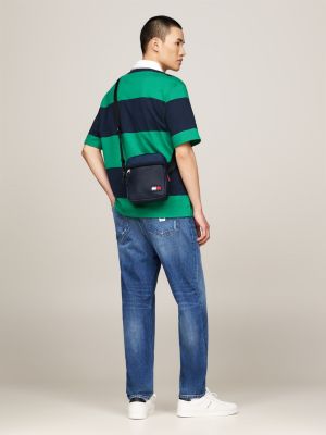 borsa reporter con distintivo blu da uomini tommy jeans