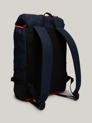 Archive Logo Mesh Pocket Backpack Blue Tommy Hilfiger